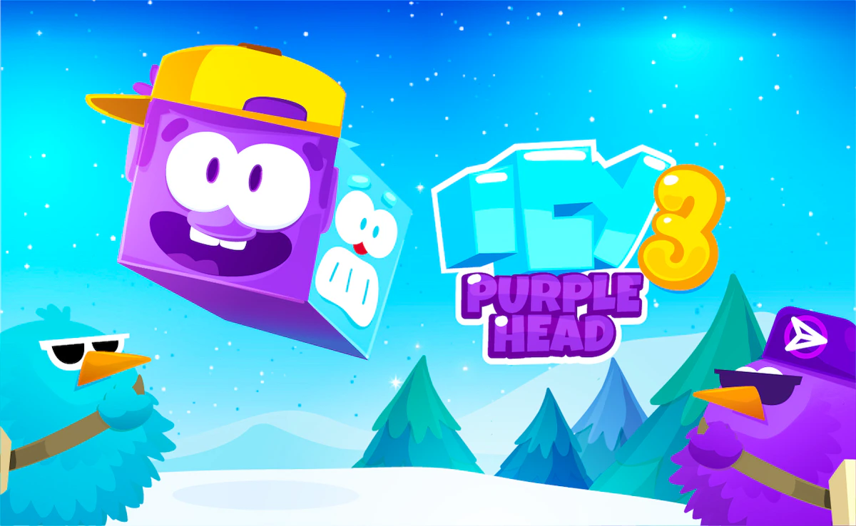 Play Icy Purple Head 3 — free online Kids game