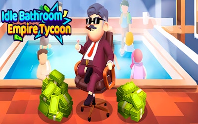 Idle Bathroom Empire Tycoon game
