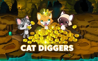 Idle Cat Diggers game cover