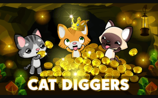 Idle Cat Diggers game cover