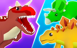 Idle Dino Farm Tycoon 3d game cover