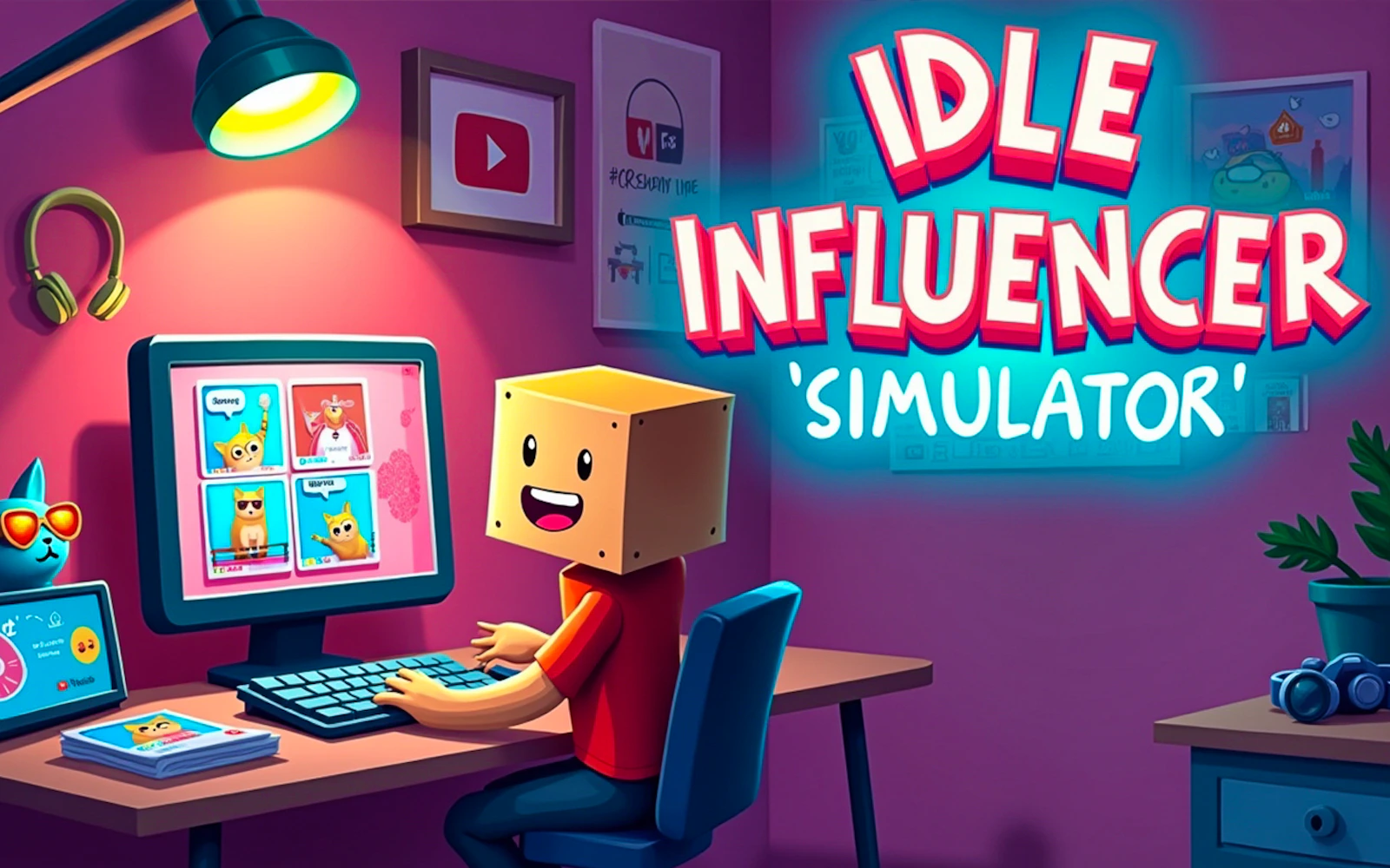 Idle Influencer Simulator — free online simulation game on Glaze Games