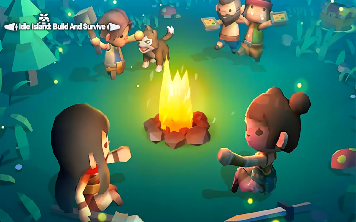 Play Idle Island: Build And Survive — free online Building game