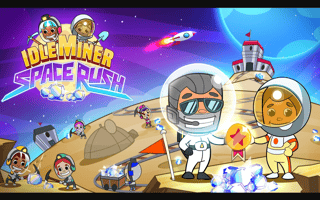 Idle Miner Space Rush game cover