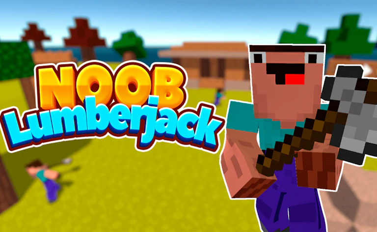 Idle Noob Lumberjack game preview