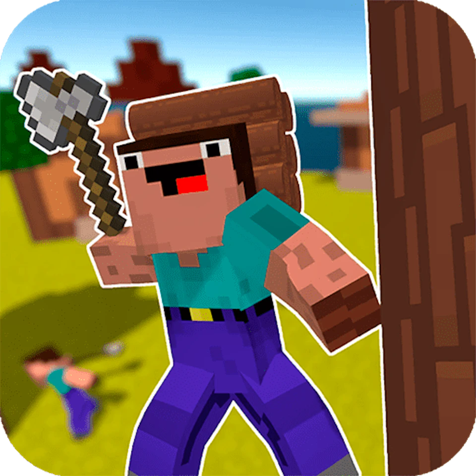 Play Idle Noob Lumberjack — free online game on Glaze Games