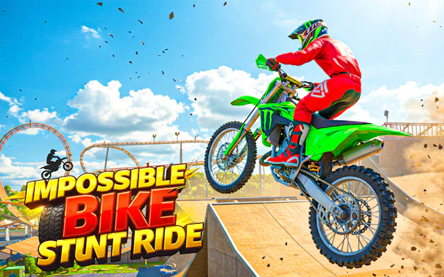 Impossible Bike Stunt Ride game thumbnail