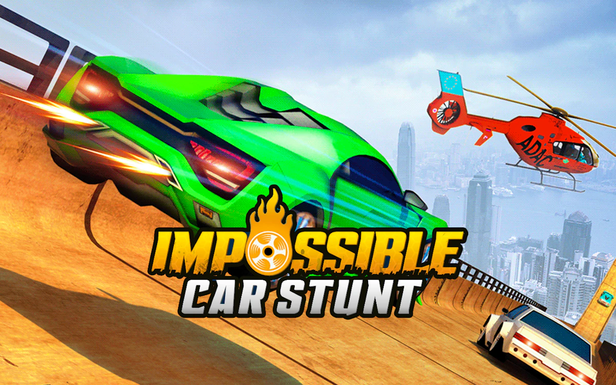 Play Impossible Car Stunt Game — free online Offroad game