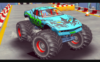 Impossible Monster Truck Race Monster Truck Games 2021 game cover