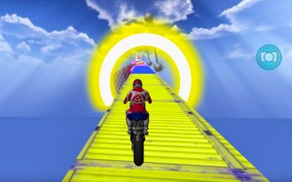 Impossible Moto Bike Track Stunts game cover