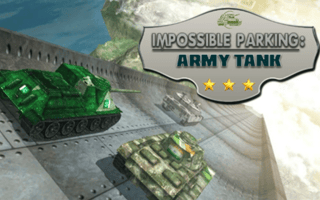 Impossible Parking Army Tank game cover