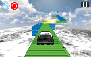 Impossible Police Car Track 3d 2020 game cover