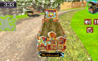 Indian Cargo Truck Transporter game cover