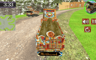 Indian Cargo Truck Transporter game cover