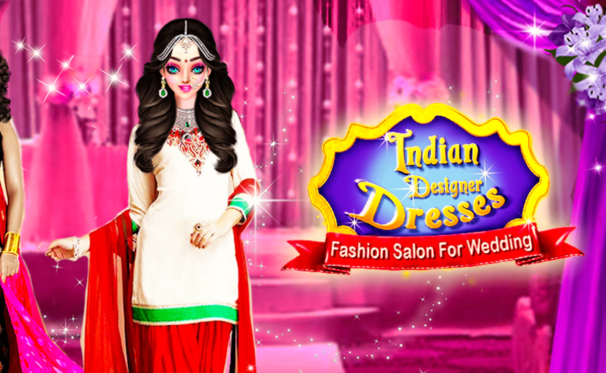 Play Indian Designer Dresses Fashion Salon for Wedding — free online Kids game