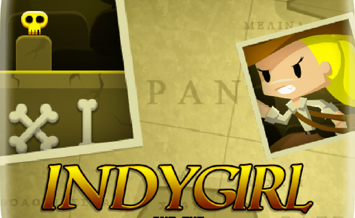 Play Indygirl and the Golden Skull — free online Adventure game