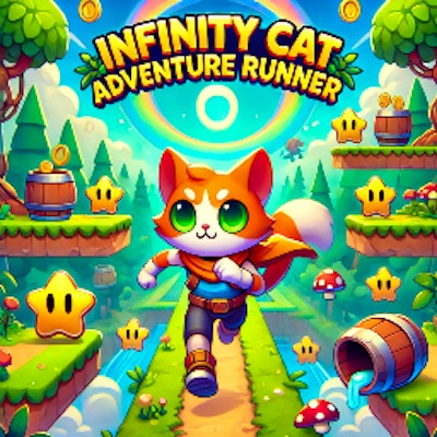 Infinity Cat Adventure Runner By Gamepix