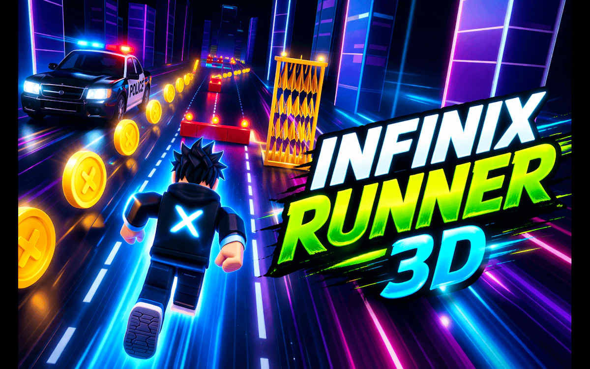 Play Infinix Runner 3D — free online Runner game