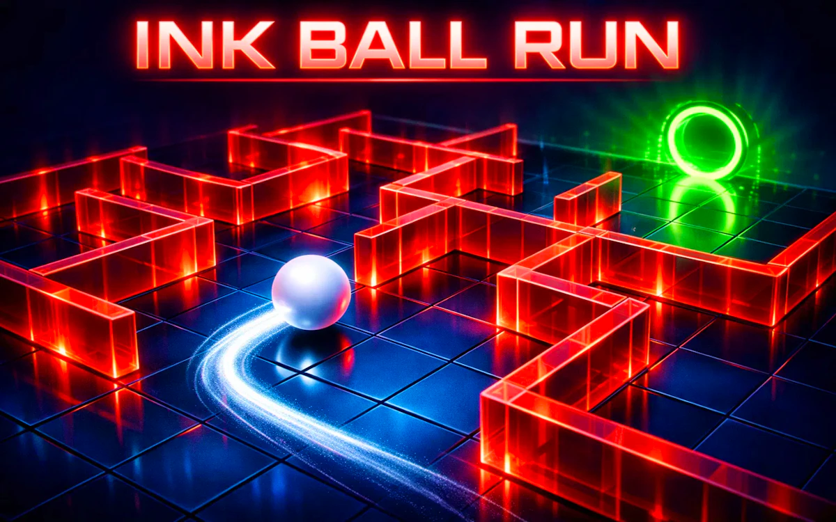 Play Ink Ball Run — free online Puzzle game