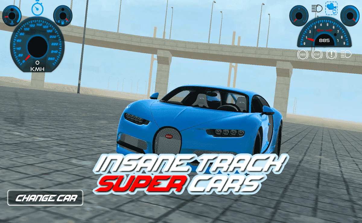 Play Insane Track Supercars — free online Sports game
