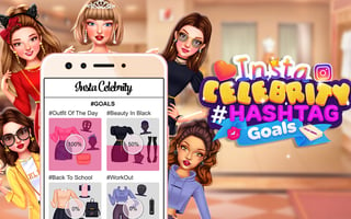 Insta Celebrity Hashtag Goals game cover