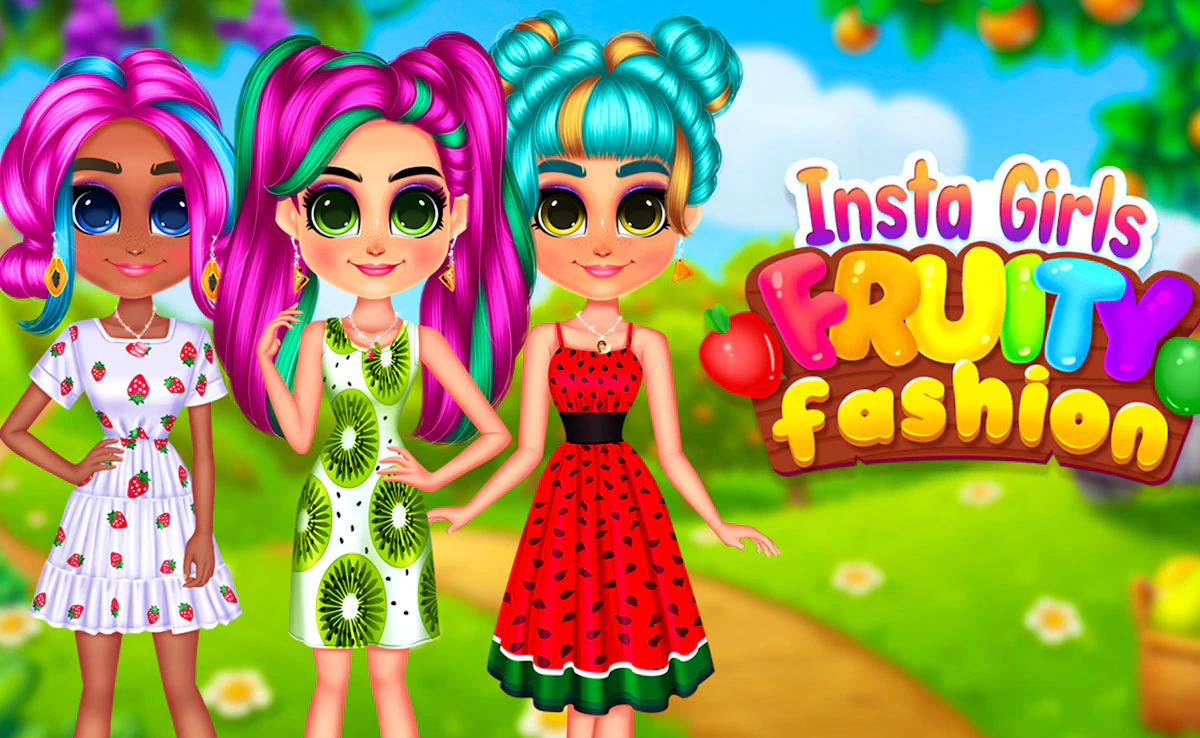 Play Insta Girls Fruity Fashion — free online Kids game