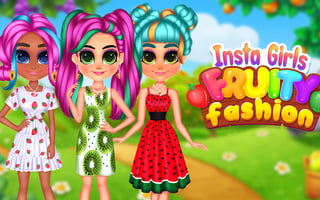 Insta Girls Fruity Fashion game cover