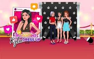 Instadiva Kylie Dress Up game cover