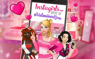 Instagirls Valentines Dress Up game cover