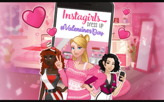 Instagirls Valentines Dress Up game cover
