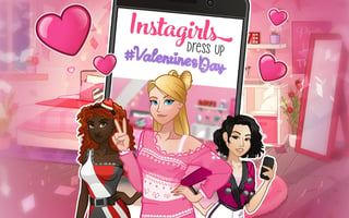 Instagirls Valentines Dress Up game cover