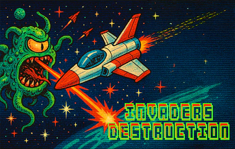 Invaders Destruction game thumbnail