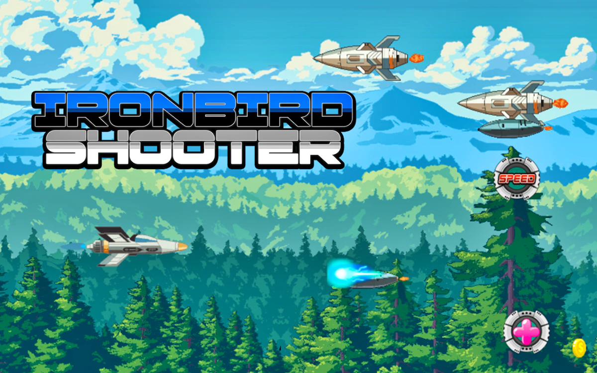 Play Iron Bird Shooter — free online Airplane game