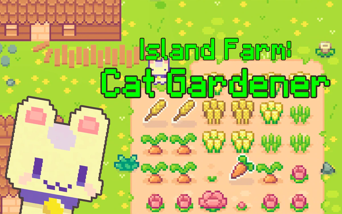 Play Island Farm Cat Gardener — free online Farming game