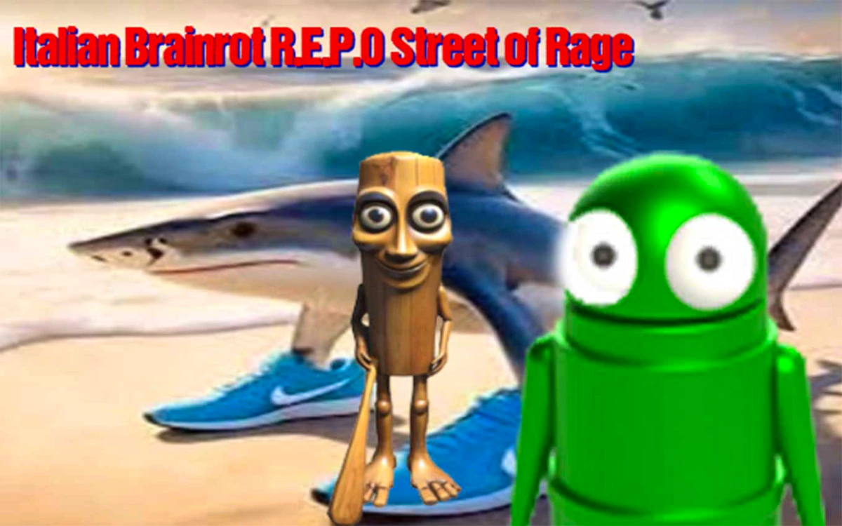 Play Italian Brainrot R.E.P.O Street of Rage — free online Fighting game