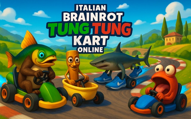 Italian Brainrot Tung Tung Kart Online