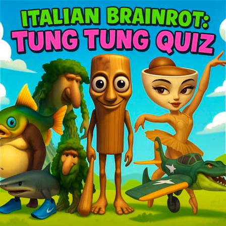 Italian Brainrot tung Tung Quiz game thumbnail