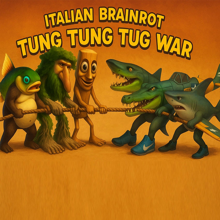 Italian Brainrot Tung Tung Tug War