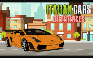 Italian Cars Differences game cover