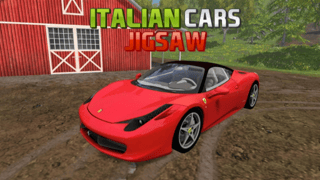 Italian Cars Jigsaw game cover