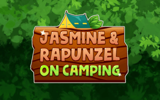 Jasmine & Rapunzel on Camping