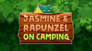 Jasmine & Rapunzel on Camping