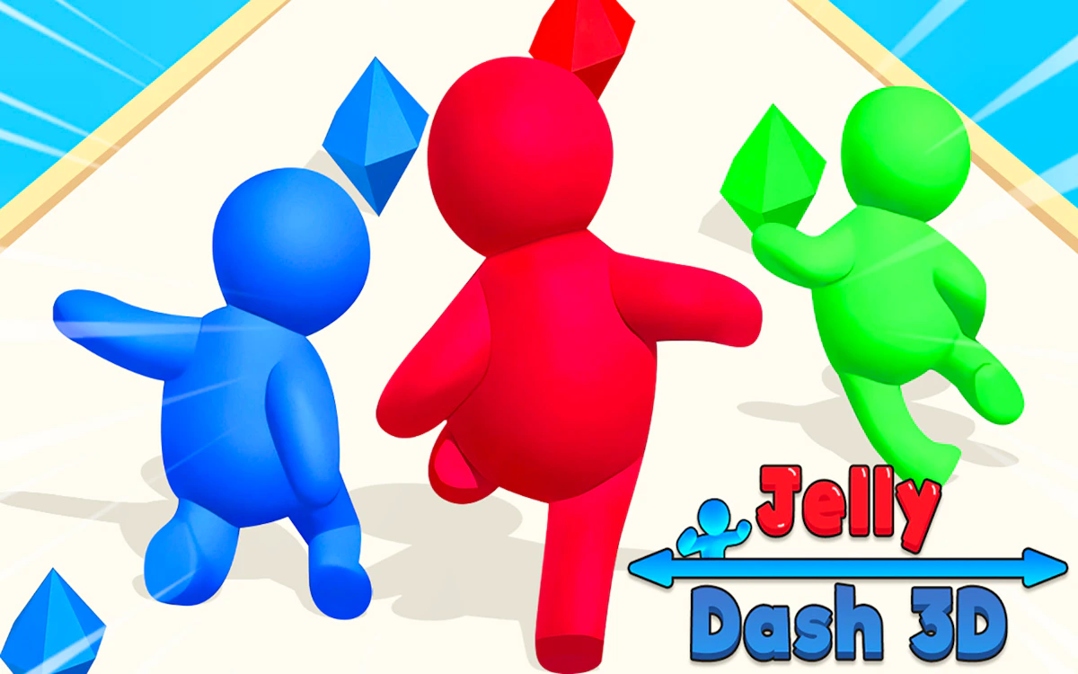 Play Jelly Dash 3D — free online Casual game