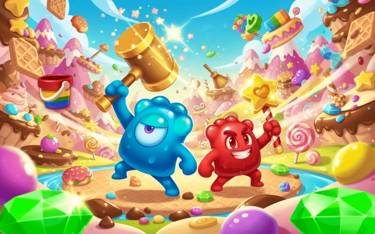 Play Jelly Monster Pop — free online Match 3 game