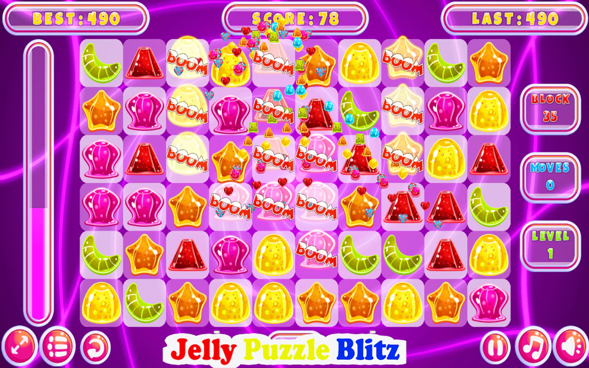 Play Jelly Puzzle Blitz — free online Match 3 game
