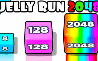 Jelly Run 2048 game cover