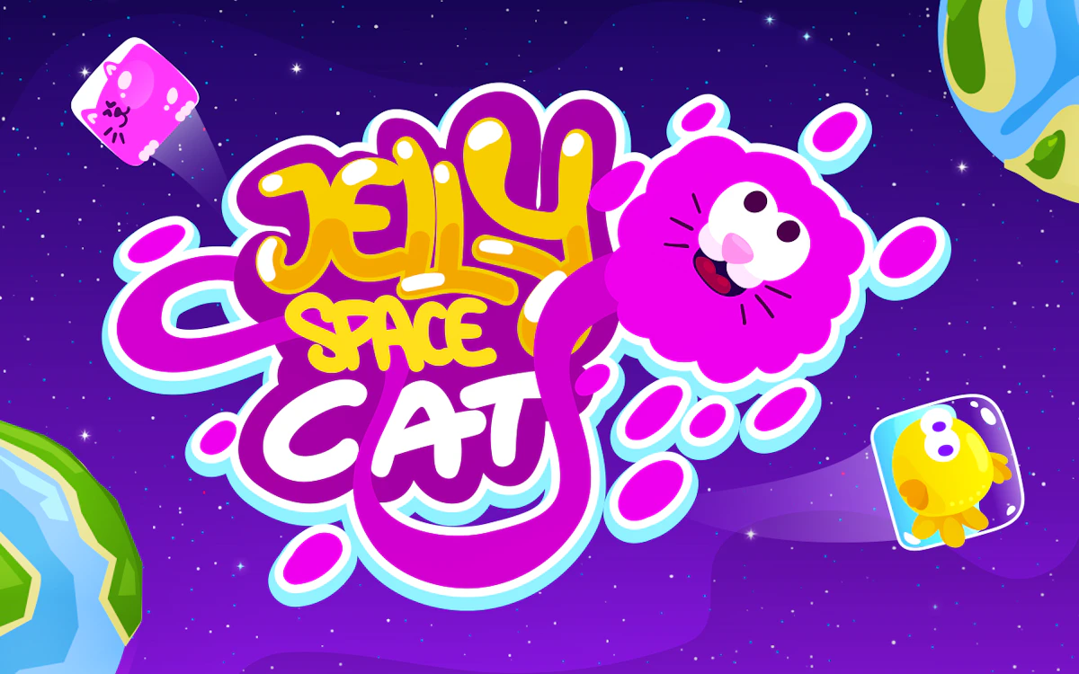 Play Jelly Space Cat — free online Cats game
