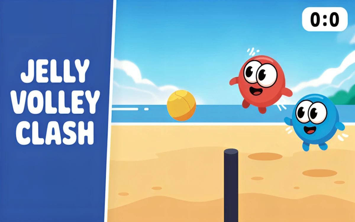 Play Jelly Volley Clash — free online Casual game
