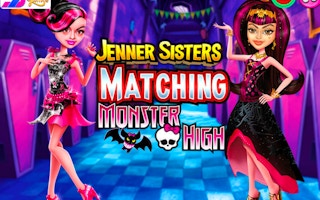 Jenner Sisters Matching Monster High game cover