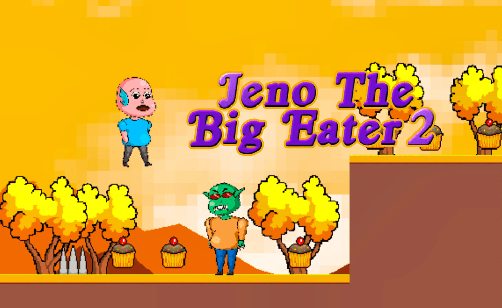 Jeno the Big Eater 2 — free online adventure game on Glaze Games